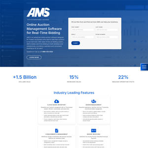 Auction Management Software Screenshot