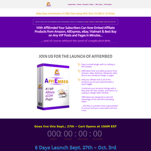 AffiEmbed Screenshot