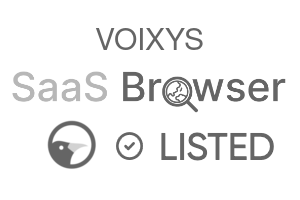 VOIXYS - SaaS Browser Verified Badge