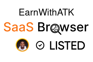 EarnWithATK - SaaS Browser Verified Badge