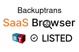 Backuptrans - SaaS Browser Verified Badge