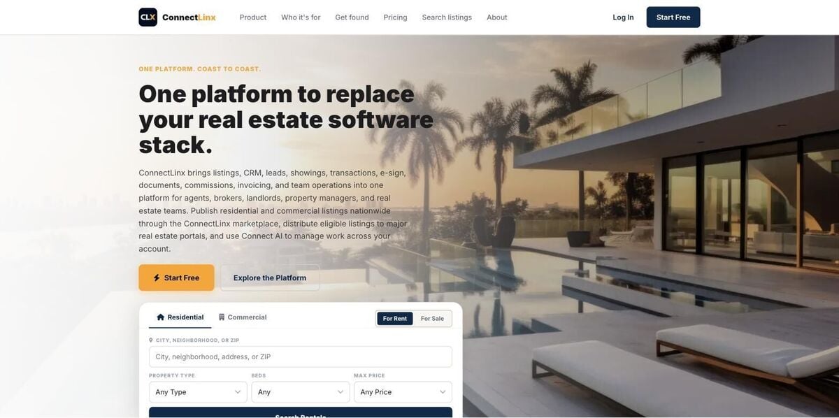 ConnectLinx homepage
