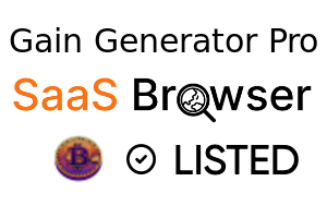 Gain Generator Pro - SaaS Browser Verified Badge