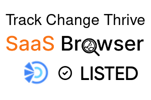 Track Change Thrive - SaaS Browser Verified Badge