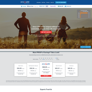 AccuQuote Screenshot