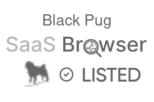 Black Pug - SaaS Browser Verified Badge
