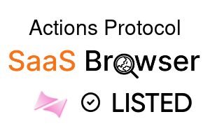 Actions Protocol - SaaS Browser Verified Badge