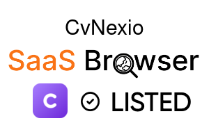 CvNexio - SaaS Browser Verified Badge