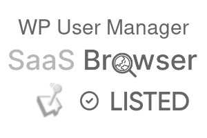 WP User Manager - SaaS Browser Verified Badge
