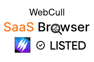 WebCull - SaaS Browser Verified Badge