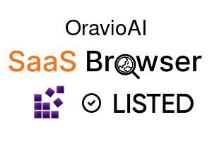 OravioAI - SaaS Browser Verified Badge