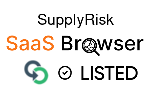 SupplyRisk - SaaS Browser Verified Badge