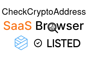 CheckCryptoAddress - SaaS Browser Verified Badge
