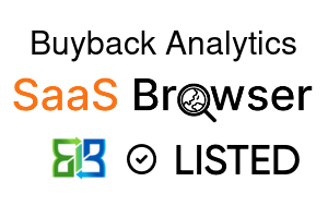 Buyback Analytics - SaaS Browser Verified Badge