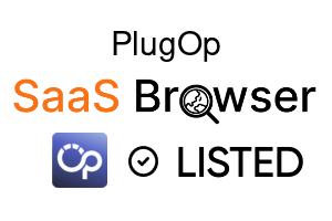 PlugOp - SaaS Browser Verified Badge