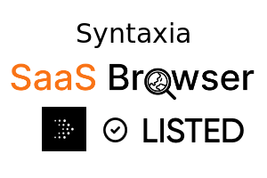 Syntaxia - SaaS Browser Verified Badge