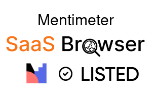 Mentimeter - SaaS Browser Verified Badge