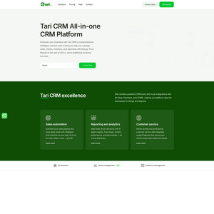 Tari CRM Screenshot