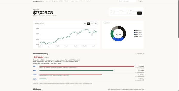 stockportfolio Screenshot 3