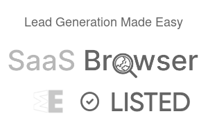 Lead Generation Made Easy - SaaS Browser Verified Badge