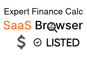 Expert Finance Calc - SaaS Browser Verified Badge