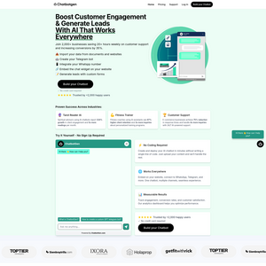 ChatbotGen Screenshot