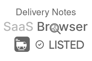 Delivery Notes - SaaS Browser Verified Badge