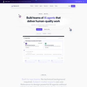 Relevance AI Screenshot