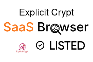 Explicit Crypt - SaaS Browser Verified Badge