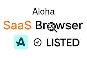 Aloha - SaaS Browser Verified Badge