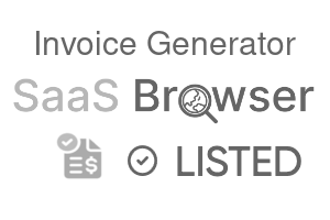 Invoice Generator - SaaS Browser Verified Badge