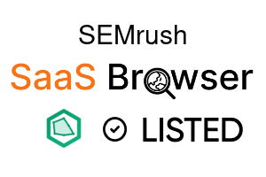 SEMrush - SaaS Browser Verified Badge