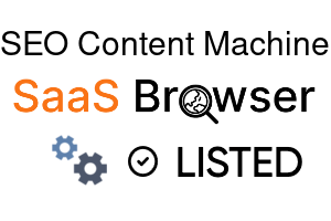 SEO Content Machine - SaaS Browser Verified Badge