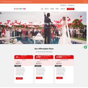 One Party Hire Screenshot