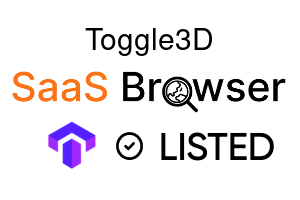 Toggle3D - SaaS Browser Verified Badge