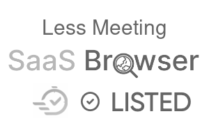 Less Meeting - SaaS Browser Verified Badge