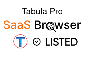 Tabula Pro - SaaS Browser Verified Badge