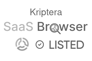Kriptera - SaaS Browser Verified Badge
