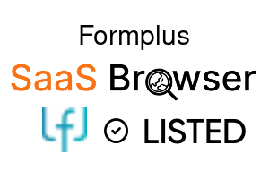 Formplus - SaaS Browser Verified Badge
