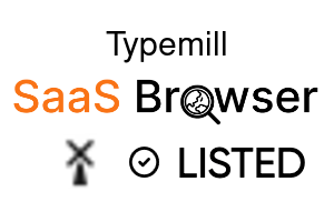 Typemill - SaaS Browser Verified Badge
