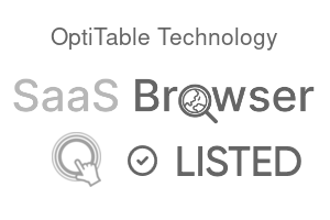 OptiTable Technology - SaaS Browser Verified Badge