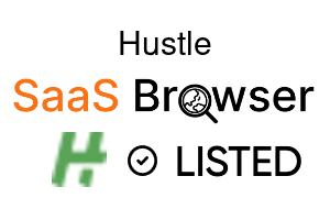 Hustle - SaaS Browser Verified Badge