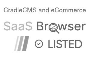 CradleCMS and eCommerce - SaaS Browser Verified Badge