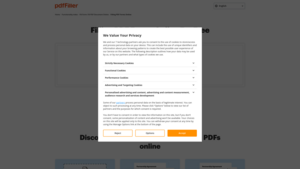 pdffiller Screenshot