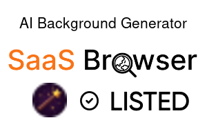AI Background Generator - SaaS Browser Verified Badge