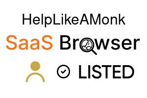 HelpLikeAMonk - SaaS Browser Verified Badge