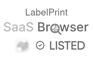 LabelPrint - SaaS Browser Verified Badge