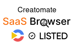 Creatomate - SaaS Browser Verified Badge