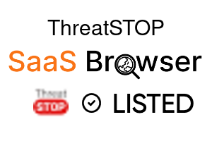 ThreatSTOP - SaaS Browser Verified Badge