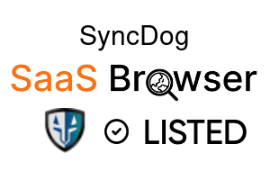 SyncDog - SaaS Browser Verified Badge